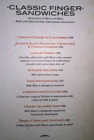 Elma's Brasserie menu 2