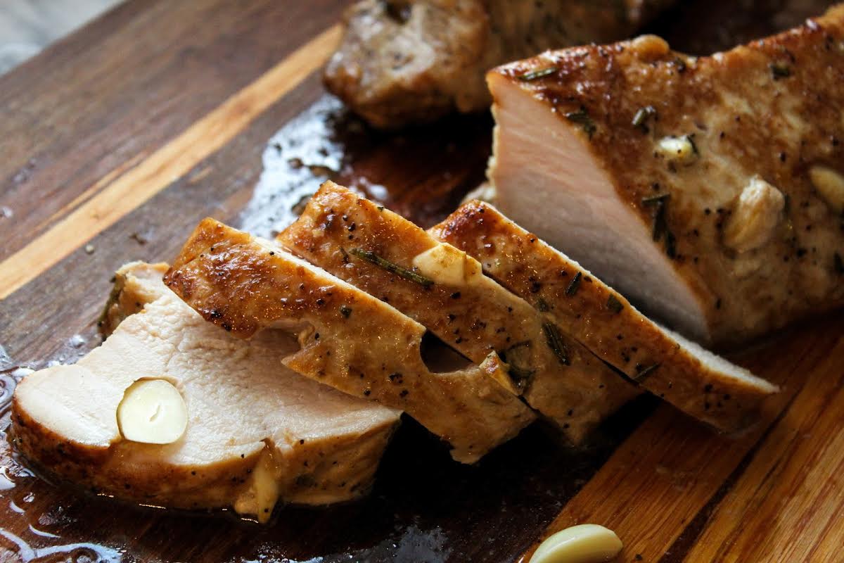 Rosemary Dijon Pork Tenderloin | Just A Pinch Recipes