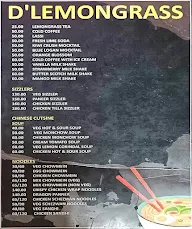 D'Lemonngrass Live Kitchen menu 1