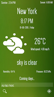Lastest Weather Info & Clock APK
