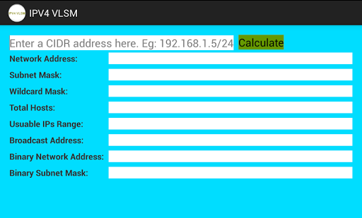 IPV4 VLSM