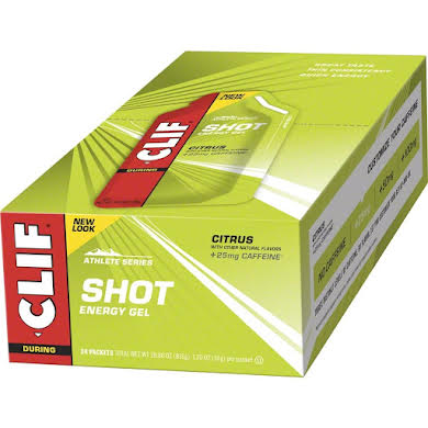 Clif Bar Clif Shot Energy Gel - Citrus with Caffeine (24-Pack)