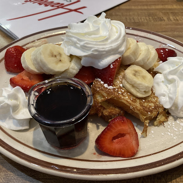 Strawberry banana French toast