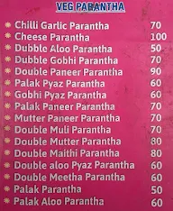 Eighteen Paranthe menu 4