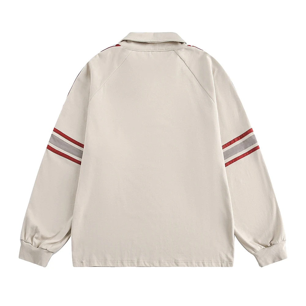 Title 9, Gestreepte revers half vest pullover trui