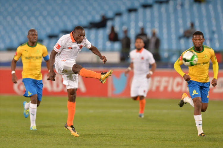 Rodney Ramagalela during the Absa Premiership match between Mamelodi Sundowns and Polokwane City at Loftus Versfeld Stadium.