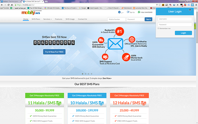 Mobily.ws - Global SMS Service Provider Preview image 3