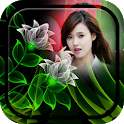 Neon Flower Photo Frame icon