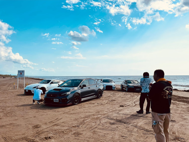 ギャランフォルティスの千里浜ツーリング・千里浜撮影会・オッチャンの戯れ😎に関するカスタム事例の投稿画像9枚目