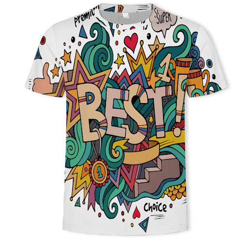 Title 27, Printed Casual Short-Sleeved t-Shirt Mens
