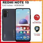 Điện Thoại Xiaomi Redmi Note 10 (4Gb/64Gb) Chính Hãng 100% - Bảo Hành 1 Năm