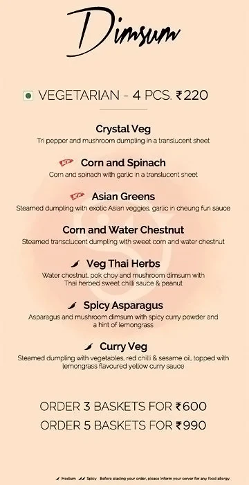 Big Wong XL menu 