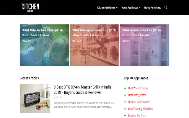 Kitchen Arena chrome extension