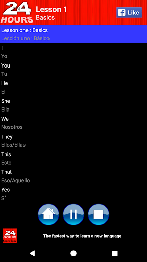 In 24 Hours Learn Languages Spanish, French etc.
