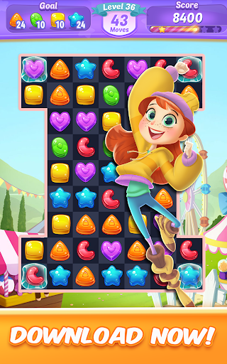 Download Game Cookie Crush Match 3 Mod Apk