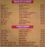 A2B Pure Veg, Bannerghatta Main Road menu 1