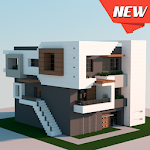 Cover Image of ดาวน์โหลด Modern houses and furniture for minecraft 2.2.2 APK