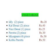 Roshan's Khana Khazana menu 1