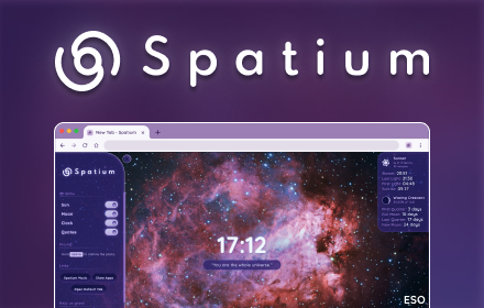 Spatium chrome extension