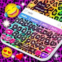 Animal Print Keyboard  Neon Color Themes