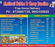 Amritsari Kulcha Junction menu 1