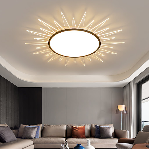 Title 2, Modern Simple LED Living Room Lamp Creates a Co...