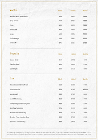 Monarch Restaurant menu 1