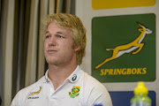 Pieter-Steph du Toit of the Springboks during the Springboks team announcement media conference at Livorno Room, Tsogo Sun Montecasino on May 30, 2018 in Johannesburg, South Africa. 