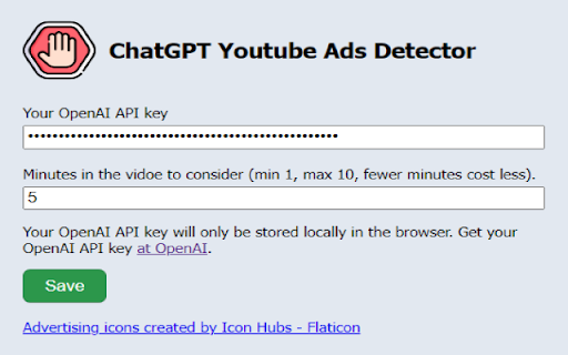 ChatGPT Youtube Ads Detector