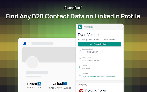 Free B2B Contact Info by AroundDeal