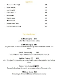 Butter Chicken Company menu 1