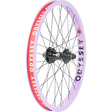 Odyssey Hazard Lite Rear Wheel - 20", 14 x 110mm, Rim Brake, Cassette, Lavender, Clincher