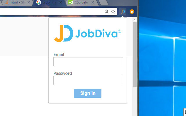 JobDiva Chrome Extension chrome extension