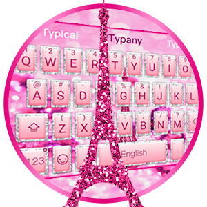 Download Pink Eiffel Tower Keyboard For PC Windows and Mac