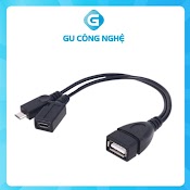 Cáp Chuyển Đổi Micro Usb Sang Usb 2.0 Otg, Dùng Cho Onn. Tv, Fire Tv Stick