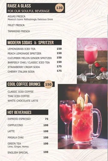 Karachi Cafe menu 