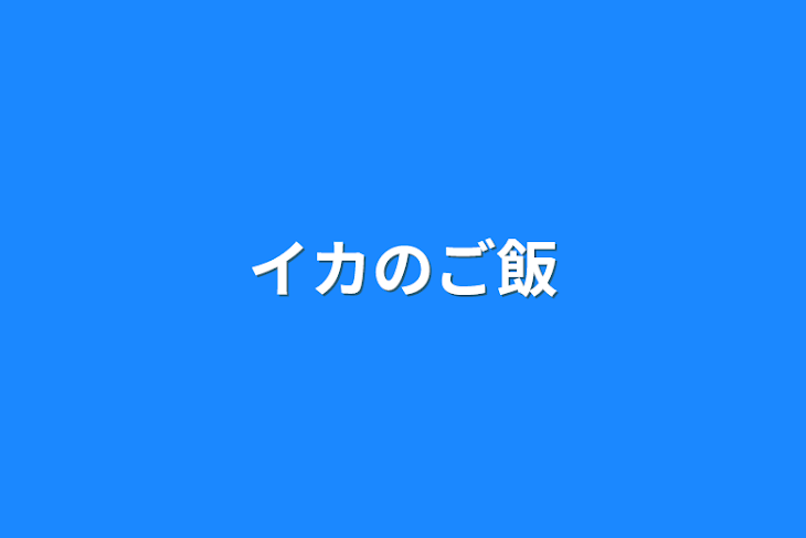 「イカのご飯」のメインビジュアル