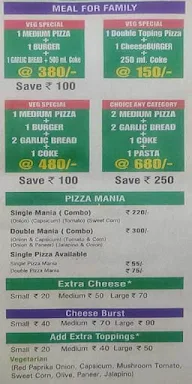 Doms Pizza menu 1