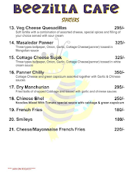 Beezilla Cafe menu 8