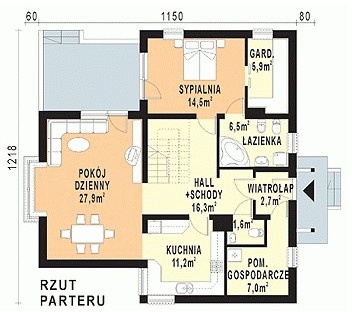 WB-3923 - Rzut parteru