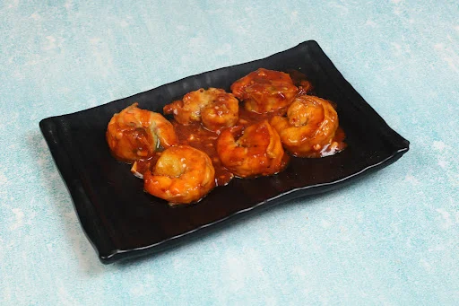 Red Cook Prawns