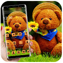 アプリのダウンロード Cute Brown Stuffed Teddy Bear Theme をインストールする 最新 APK ダウンローダ