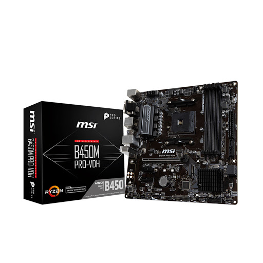 Bo mạch chính/ Mainboard MSI B450M Pro-VDH - Hàng trưng bày