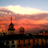 Milano vista terrazzo di 