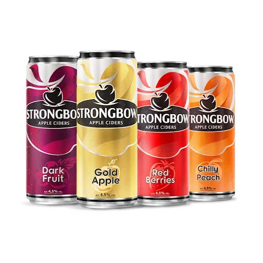 Thùng 24 lon Strongbow mix 4 vị 330ml