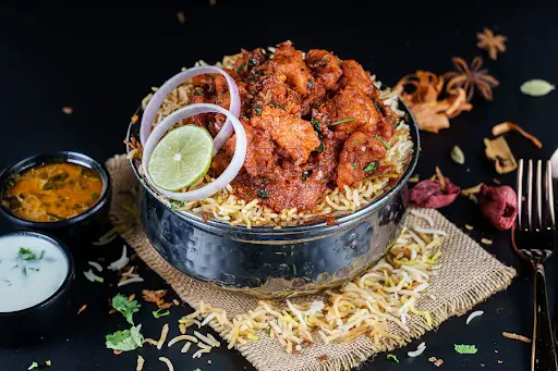 Hyderabadi Boneless Chicken Biryani