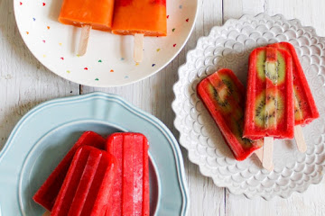 Strawberry Popsicles