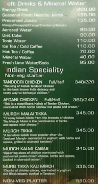 Madhuban menu 1