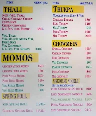 Sikkim Tourism Tashi Delek Food Stall menu 2