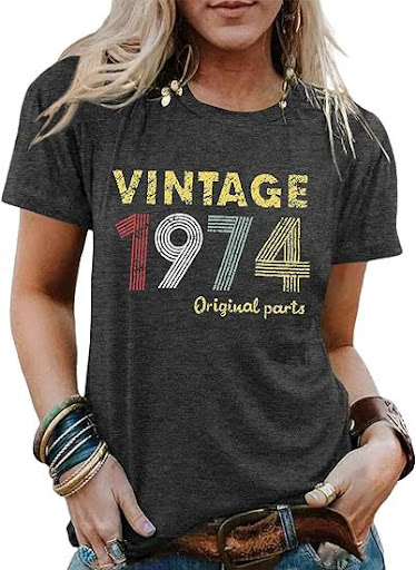 Title 15, Vintage Womens Letter Print Party Top. Perfect...